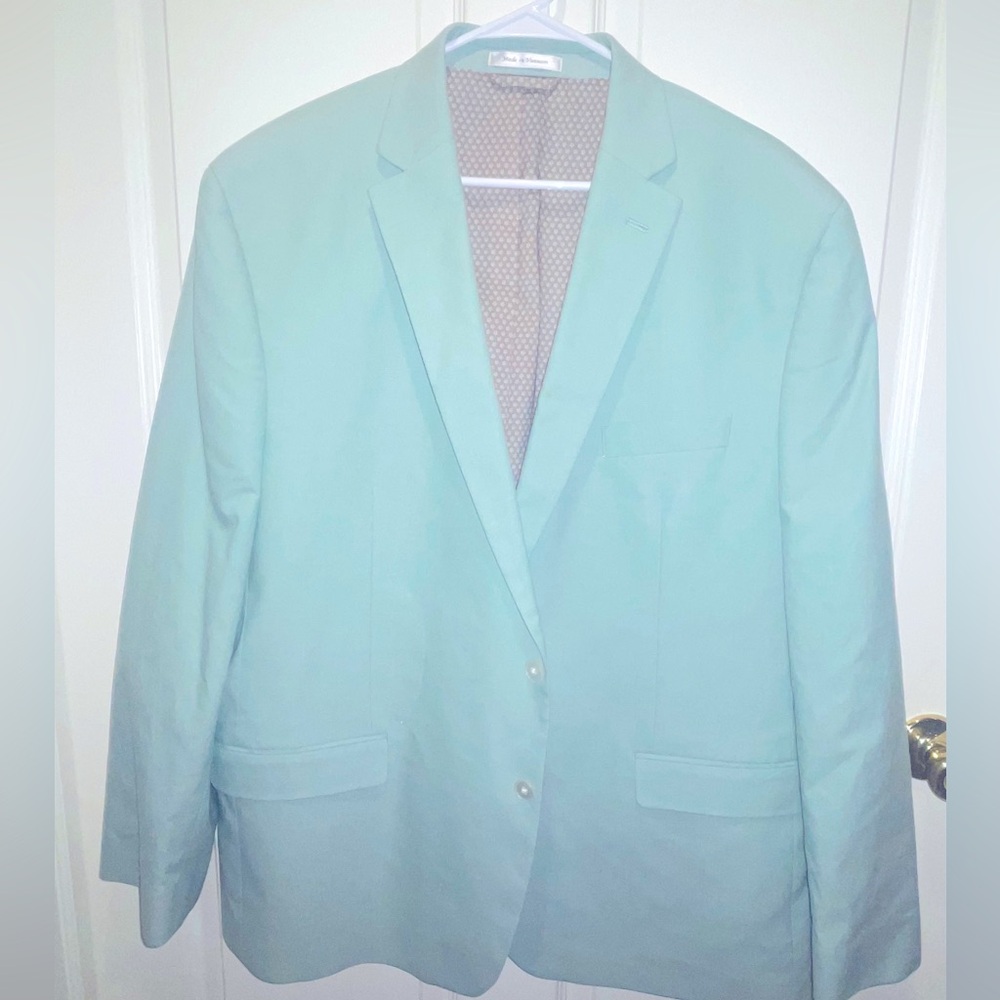 ✨💚 Men’s Chaps XL Mint Green Blazer – Barely Worn 💚✨